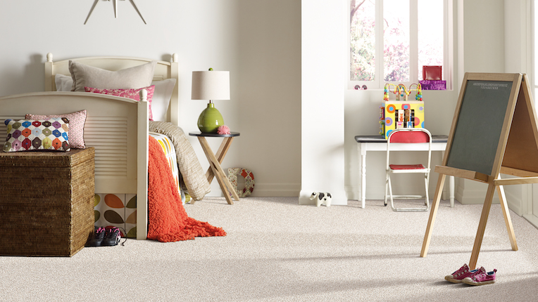 soft plush off white carpets in a kids' bedroom